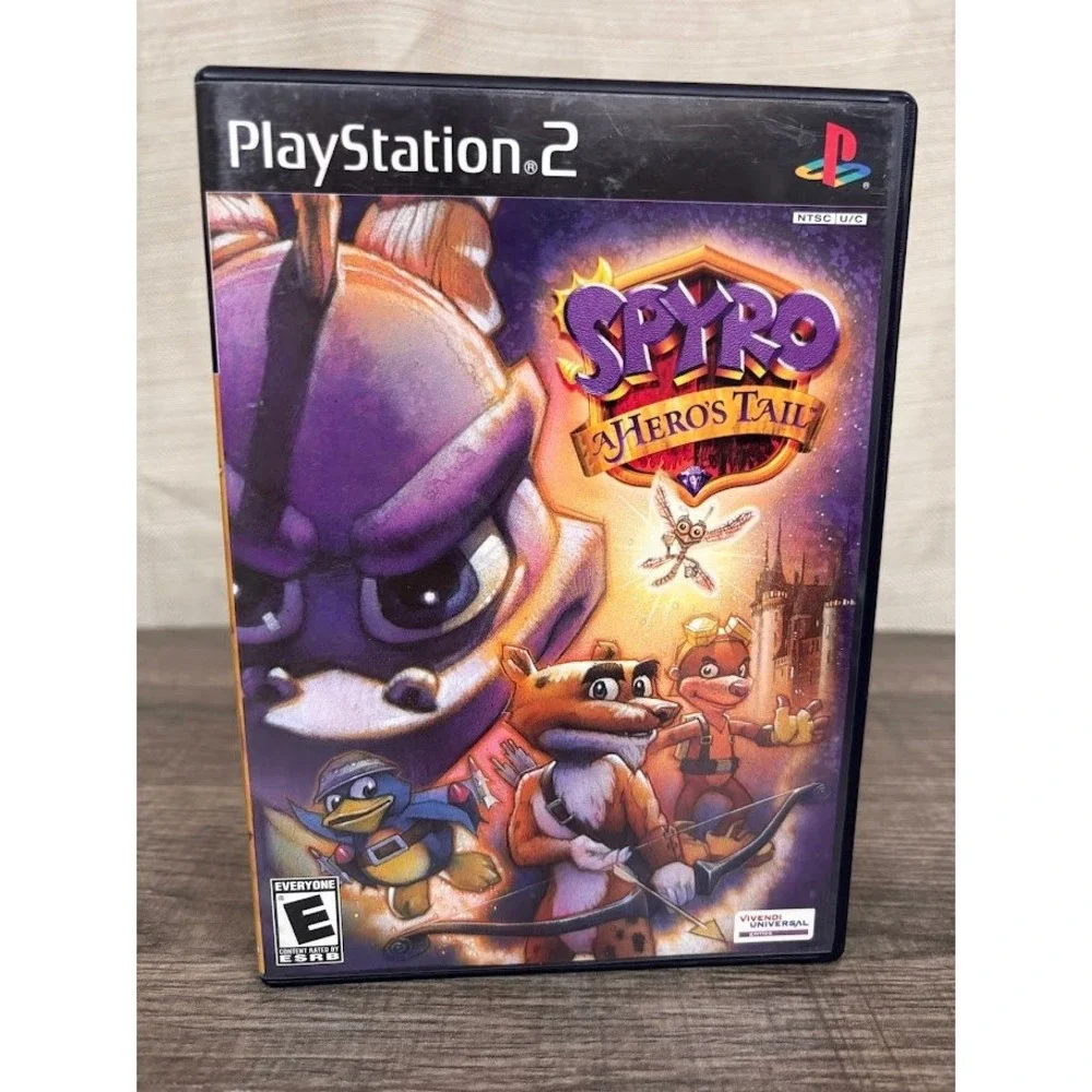 Spyro A Hero's Tail Sony PlayStation 2 PS2 2004 CIB Black Label Action Adventure